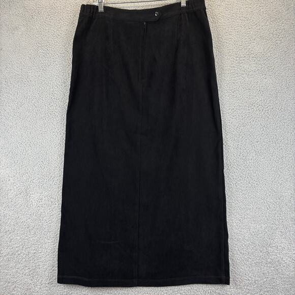 Vtg Y2K Skirt Large Embroidered Boho Dark Fairy Whimsygoth Floral Feminine - Picture 4 of 8